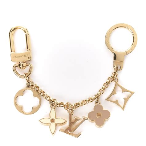 replica of louis vuitton fleur de monogram chain charm|LOUIS VUITTON Fleur De Monogram Bag Charm Chain.